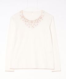 ROCHAS（ロシャス）の「ビジュー長袖ニット（ニット/セーター）」