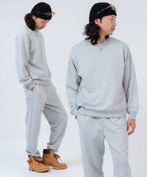 improves（インプローブス）の「スムース 裏毛スウェット トレーナー ＆ ジョガーパンツ セットアップ（ルームウェア/パジャマ）」