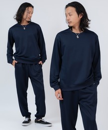 improves（インプローブス）の「スムース 裏毛スウェット トレーナー ＆ ジョガーパンツ セットアップ（ルームウェア/パジャマ）」