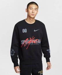 NIKE（ナイキ）の「ナイキ スポーツウェア クラブ フリース クルーネック スウェットシャツ / Nike Sportswear Club Fleece Crew-Neck Sweatshirt IF1766-010 Black（スウェット）」