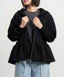 Muscat（マスカット）の「ペプラムデザイン ジップアップパーカー（パーカー）」