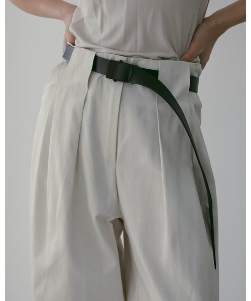 anuke（アンヌーク）の「Twill Loose Pants（その他パンツ・レディース・ベージュ/アイボリー・36inch/38inch）」の7枚目の写真