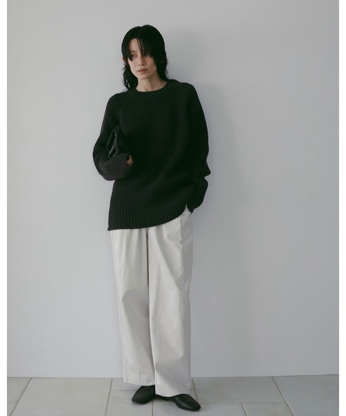 anuke（アンヌーク）の「Twill Loose Pants（その他パンツ・レディース・ベージュ/アイボリー・36inch/38inch）」の11枚目の写真