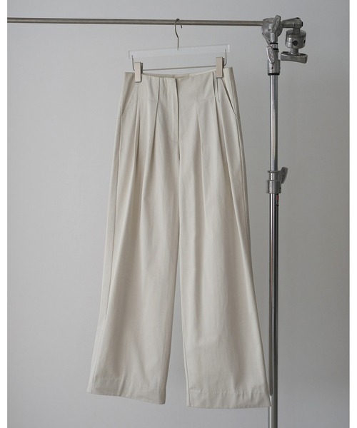 anuke（アンヌーク）の「Twill Loose Pants（その他パンツ・レディース・ベージュ/アイボリー・36inch/38inch）」の20枚目の写真