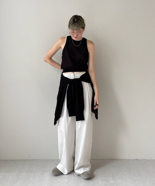 新作◎anuke Twill Loose Pants ànuke online store（アンヌーク） / Twill Loose PantsTwill Loose