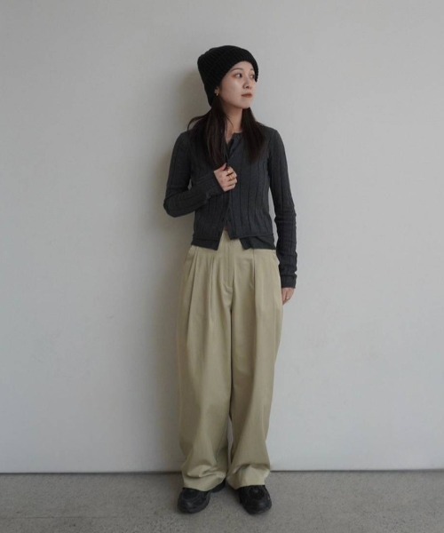 新作◎anuke Twill Loose Pants ànuke online store（アンヌーク） / Twill Loose PantsTwill Loose