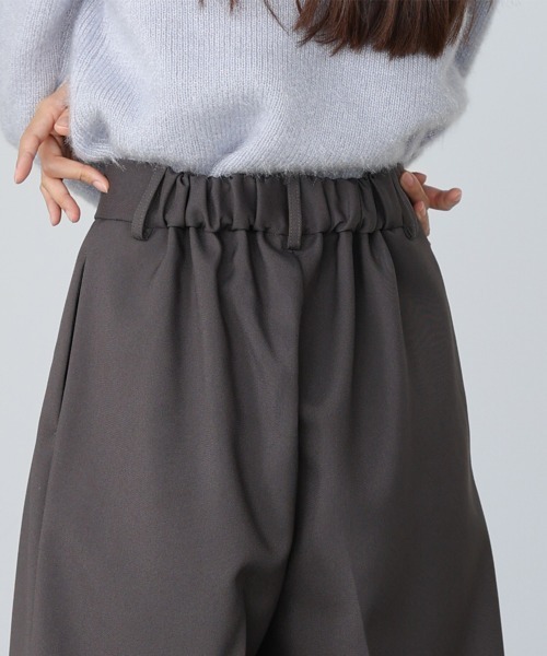 Bab(バブ)の「【選べるサイズ展開】ツータックワイドパンツ(その他パンツ・レディース・チャコールグレー/アイボリー/ベージュ・S/M/L)」の13枚目の写真