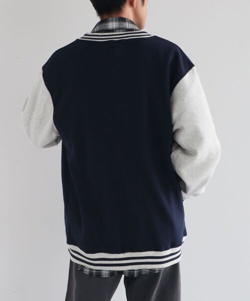 CRAFT STANDARD BOUTIQUE（クラフトスタンダードブティック）の「サガラ刺繍スタジャン（スタジャン・メンズ・ネイビー/ブラック・L/LL）」の11枚目の写真