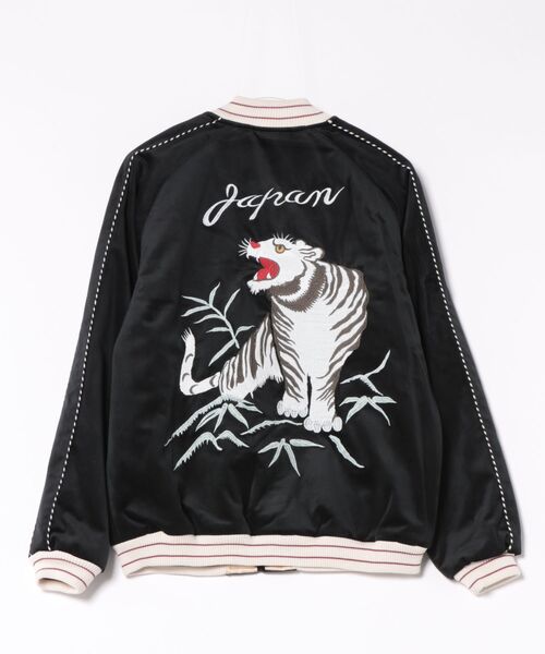 HOUSTON（ヒューストン）の「【HOUSTON】VELVETEEN SOUVENIR JACKET（スカジャン・メンズ・ブルー/ブラック・M/L/XL）」の21枚目の写真