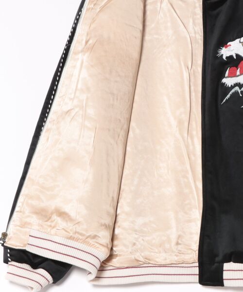 HOUSTON（ヒューストン）の「【HOUSTON】VELVETEEN SOUVENIR JACKET（スカジャン・メンズ・ブルー/ブラック・M/L/XL）」の22枚目の写真