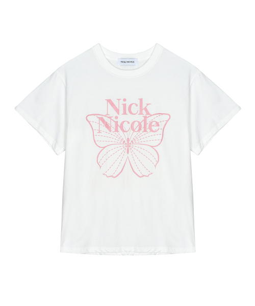 NICK&NICOLE(ニックアンドニコール)の「BIG BUTTERFLY SLEEVE TOP_CREAM PINK(Tシャツ/カットソー・レディース・その他・FREE)」の5枚目の写真