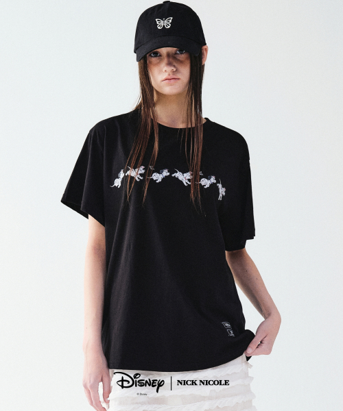 NICK&NICOLE(ニックアンドニコール)の「DISNEY BUTTERFLY 101 DALMATIAN TOP_BLACK(Tシャツ/カットソー・レディース・その他・FREE)」の2枚目の写真