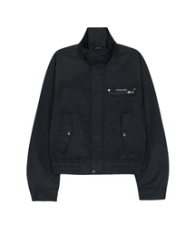 AAKAM（アーカム）の「High-Neck Button Jacket (Black)（MA-1）」