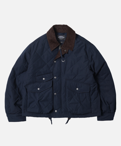 QUILTED HERITAGE HUNTING JACKET _ NAVY