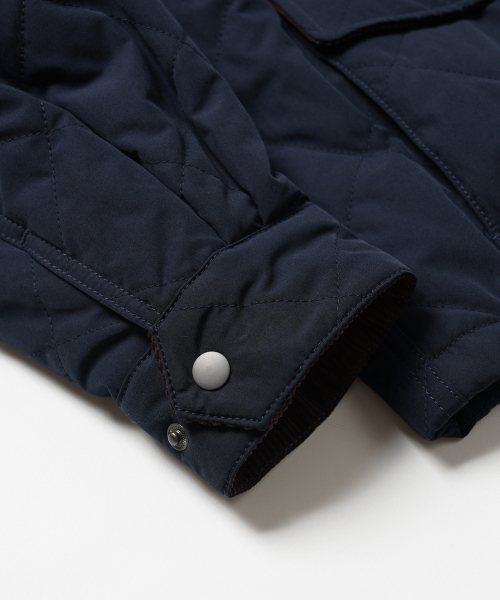 FRIZMWORKS(フリズムワークス)の「QUILTED HERITAGE HUNTING JACKET _ NAVY(ミリタリージャケット・メンズ・その他・SMALL/MEDIUM/LARGE)」の7枚目の写真