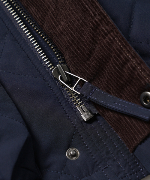 FRIZMWORKS(フリズムワークス)の「QUILTED HERITAGE HUNTING JACKET _ NAVY(ミリタリージャケット・メンズ・その他・SMALL/MEDIUM/LARGE)」の8枚目の写真