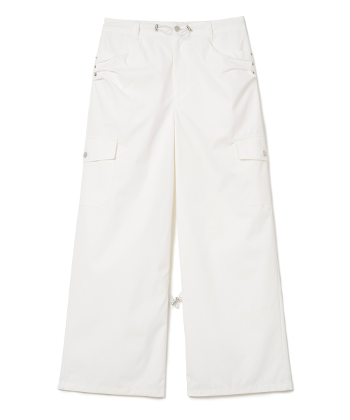 MILLO WOMEN（ミロウーマン）の「ストリングカーゴワイドパンツ[ホワイト]（その他パンツ・レディース・その他・SMALL/MEDIUM）」の2枚目の写真