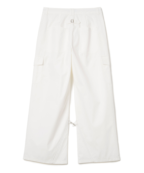 MILLO WOMEN（ミロウーマン）の「ストリングカーゴワイドパンツ[ホワイト]（その他パンツ・レディース・その他・SMALL/MEDIUM）」の3枚目の写真