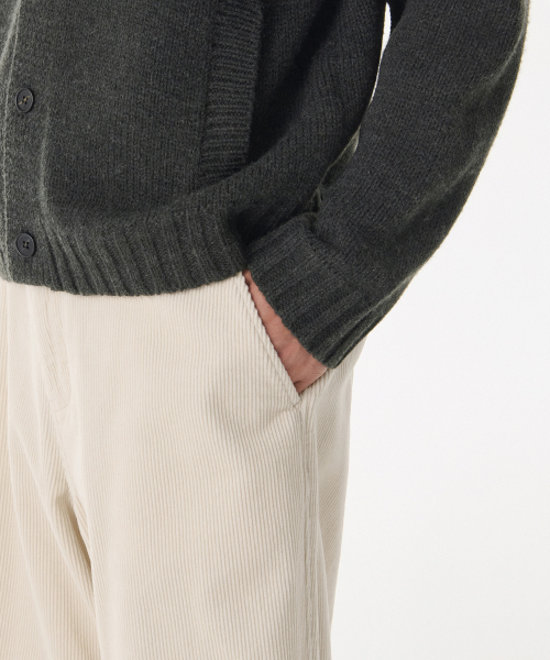 MUSINSA STANDARD（ムシンサスタンダード）の「コーデュロイパラシュートパンツ[クリーム]（その他パンツ・メンズ・その他・38/26/27/28/29/36/34/32/30/31/33）」の13枚目の写真
