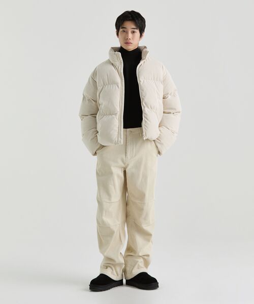 MUSINSA STANDARD（ムシンサスタンダード）の「コーデュロイパラシュートパンツ[クリーム]（その他パンツ・メンズ・その他・38/26/27/28/29/36/34/32/30/31/33）」の6枚目の写真