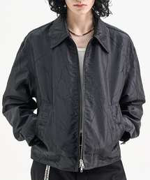 TRIP LE SENS（トリップ ル センス）の「Pleated Crop Blue Jacket_Black（MA-1）」