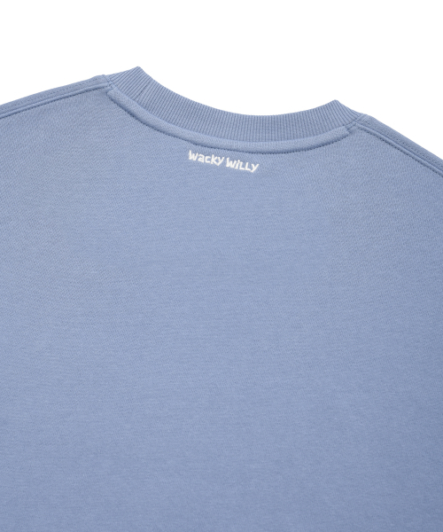 Wacky WiLLy(ワッキーウィリー)の「レタリングポイントスウェットブルー(スウェット・レディース・その他・SMALL/MEDIUM/LARGE/X-LARGE)」の7枚目の写真
