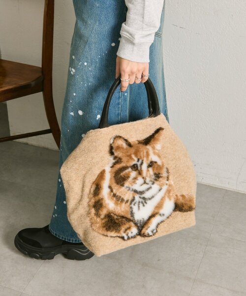 teresa cambi（テレサカンビ） トートバッグ GATTO ネコ 2wayバッグ