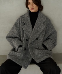 meilmada | カールシャギーダブルコート(チェスターコート)