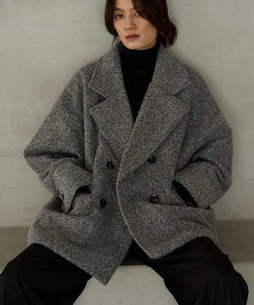 meilmada（メイルマダ）の「カールシャギーダブルコート（チェスター