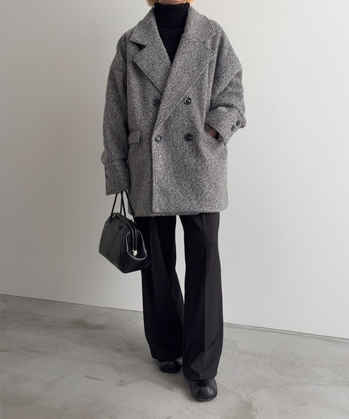meilmada（メイルマダ）の「カールシャギーダブルコート（チェスター