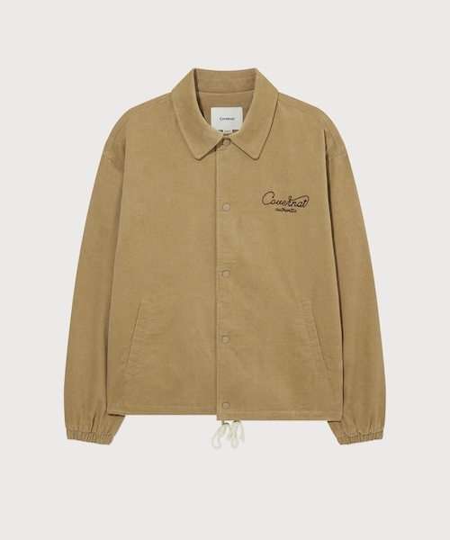 COVERNAT(カバーナット)の「CORDUROY COACH JACKET(ブルゾン・メンズ・グリーン/ブラック/キャメル・X-LARGE/LARGE/MEDIUM/SMALL)」の3枚目の写真