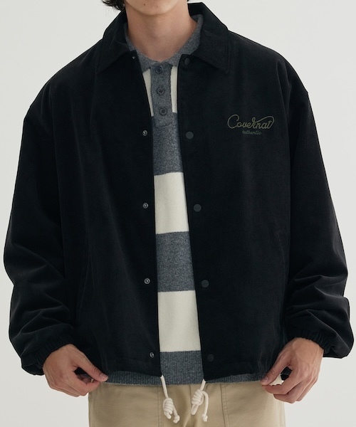 COVERNAT(カバーナット)の「CORDUROY COACH JACKET(ブルゾン・メンズ・グリーン/ブラック/キャメル・X-LARGE/LARGE/MEDIUM/SMALL)」の2枚目の写真