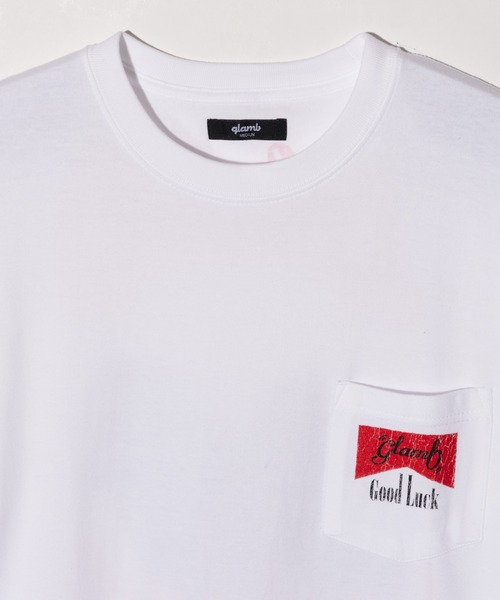 glamb(グラム)の「Good Luck T-Shirt IV / グッドラックTシャツⅣ(Tシャツ/カットソー・メンズ・ホワイト/ブラック・S/M/L)」の16枚目の写真