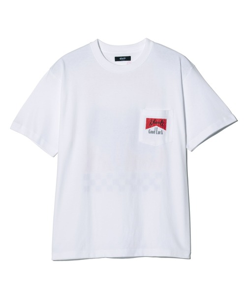 glamb(グラム)の「Good Luck T-Shirt IV / グッドラックTシャツⅣ(Tシャツ/カットソー・メンズ・ホワイト/ブラック・S/M/L)」の3枚目の写真