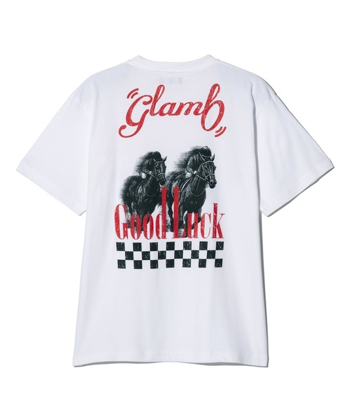 glamb(グラム)の「Good Luck T-Shirt IV / グッドラックTシャツⅣ(Tシャツ/カットソー・メンズ・ホワイト/ブラック・S/M/L)」の5枚目の写真