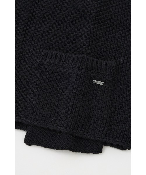 ARMANI EXCHANGE(アルマーニエクスチェンジ)の「フーデッドノースリーブニットトップス(ニット/セーター・レディース・ブラック・SMALL)」の4枚目の写真