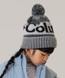 and D. petit main（アンドディープティマイン）の「【Columbia】ロゴポンポンニット帽（ニットキャップ/ビーニー）」