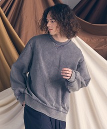 MAISON SPECIAL（メゾンスペシャル）の「《UNISEX》【ONE-MILE WEAR】Prime-Over Crew Neck Fade Sweat Pullover/ワンマイルウェアプライムオーバーフェードクルーネックプルオーバースウェット【MAISON SPECIAL/メゾンスペシャル】■セットアップ対応■（スウェット・レディース）」