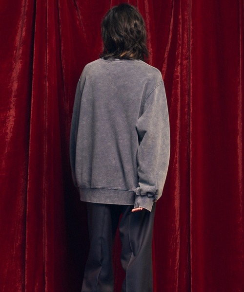 MAISON SPECIAL(メゾンスペシャル)の「《UNISEX》【ONE-MILE WEAR】Prime-Over Crew Neck Fade Sweat Pullover/ワンマイルウェアプライムオーバーフェードクルーネックプルオーバースウェット【MAISON SPECIAL/メゾンスペシャル】■セットアップ対応■(スウェット・メンズ・パープル/グレー/チャコールグレー/ブルー・0/1/2)」の18枚目の写真