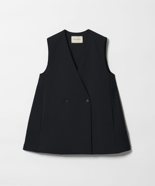 UNITED ARROWS(ユナイテッドアローズ)の「SPONGY バックフレア ベスト(ベスト・レディース・オフホワイト/ブラック/ネイビー・38/36)」の17枚目の写真