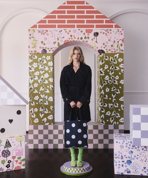 Cath Kidston(キャスキッドソン)の「ラージブックバック Denim Spot(トートバッグ・レディース・その他・FREE)」の2枚目の写真