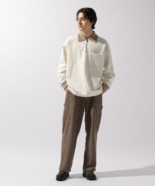 niko and...（ニコアンド）の「メランジコーデュロイペインターパンツ（その他パンツ・メンズ・ベージュ/ブラウン/グレー/ブラック・LARGE/MEDIUM）」の18枚目の写真