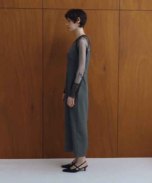 ANDRESD（アンドレスド）の「レースパネルアクセントドレス / lace panel accent dress（ドレス・レディース・ブラック/グレー/オリーブ・L/M/S）」の20枚目の写真