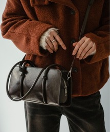 on:nue | 【on:nue】[2WAY/肩紐付] レザーバゲットショルダーバッグ(ショルダーバッグ)