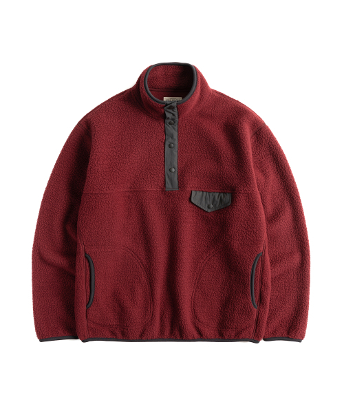 WILD BRICKS(ワイルドブリックス)の「WB FLEECE PULLOVER (wine)(その他アウター・メンズ・その他・MEDIUM/LARGE/X-LARGE)」の1枚目の写真