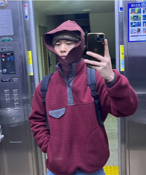 WILD BRICKS(ワイルドブリックス)の「WB FLEECE PULLOVER (wine)(その他アウター・メンズ・その他・MEDIUM/LARGE/X-LARGE)」の9枚目の写真