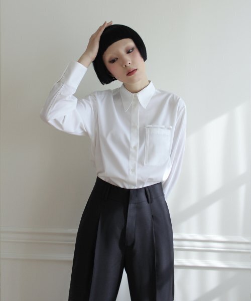 RUBATI(ルバティ)の「Classic Wide Wool Pants (CARBON GREY)(スラックス・レディース・その他・size2/size3/size1)」の3枚目の写真