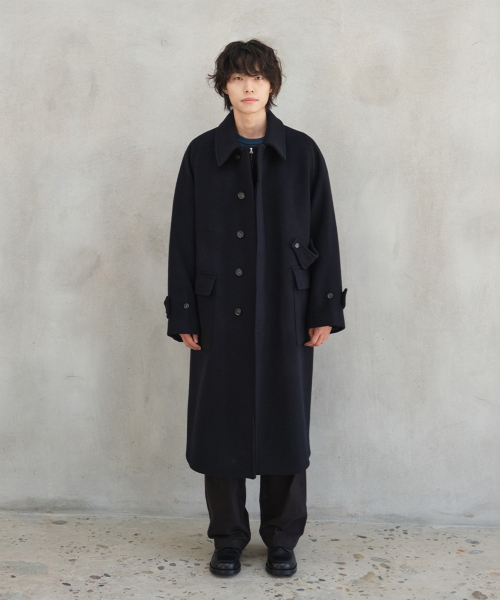 HORLISUN(ホーリーサン)の「Winterport Wool Coat Dark Navy(チェスターコート・メンズ・その他・LARGE/MEDIUM/SMALL)」の6枚目の写真