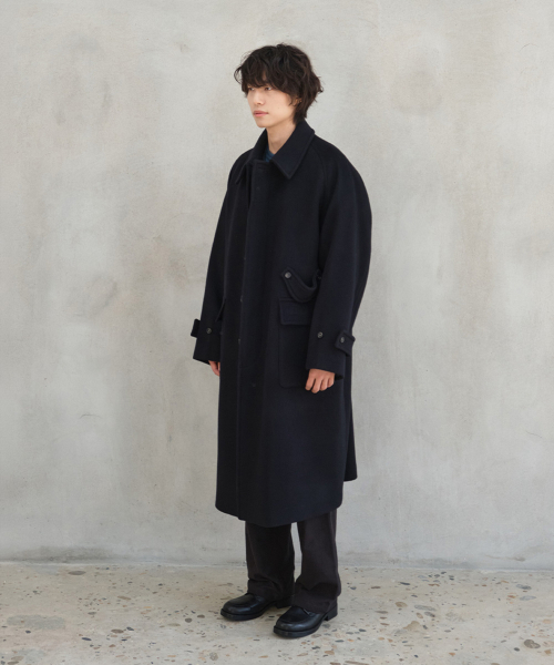 HORLISUN(ホーリーサン)の「Winterport Wool Coat Dark Navy(チェスターコート・メンズ・その他・LARGE/MEDIUM/SMALL)」の5枚目の写真