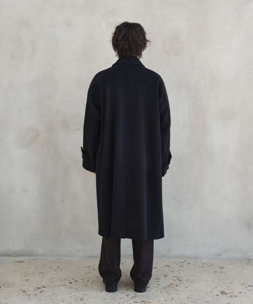 HORLISUN(ホーリーサン)の「Winterport Wool Coat Dark Navy(チェスターコート・メンズ・その他・LARGE/MEDIUM/SMALL)」の4枚目の写真